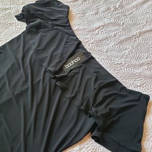 Boohoo Black Off-the-shoulder Bodysuit
